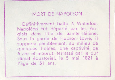 Mort de Napoléon (verso)